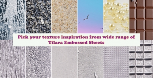 Textured material to create a certain feel into your interior design