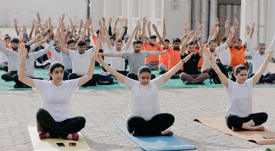 Tilara Polyplast Yoga Day